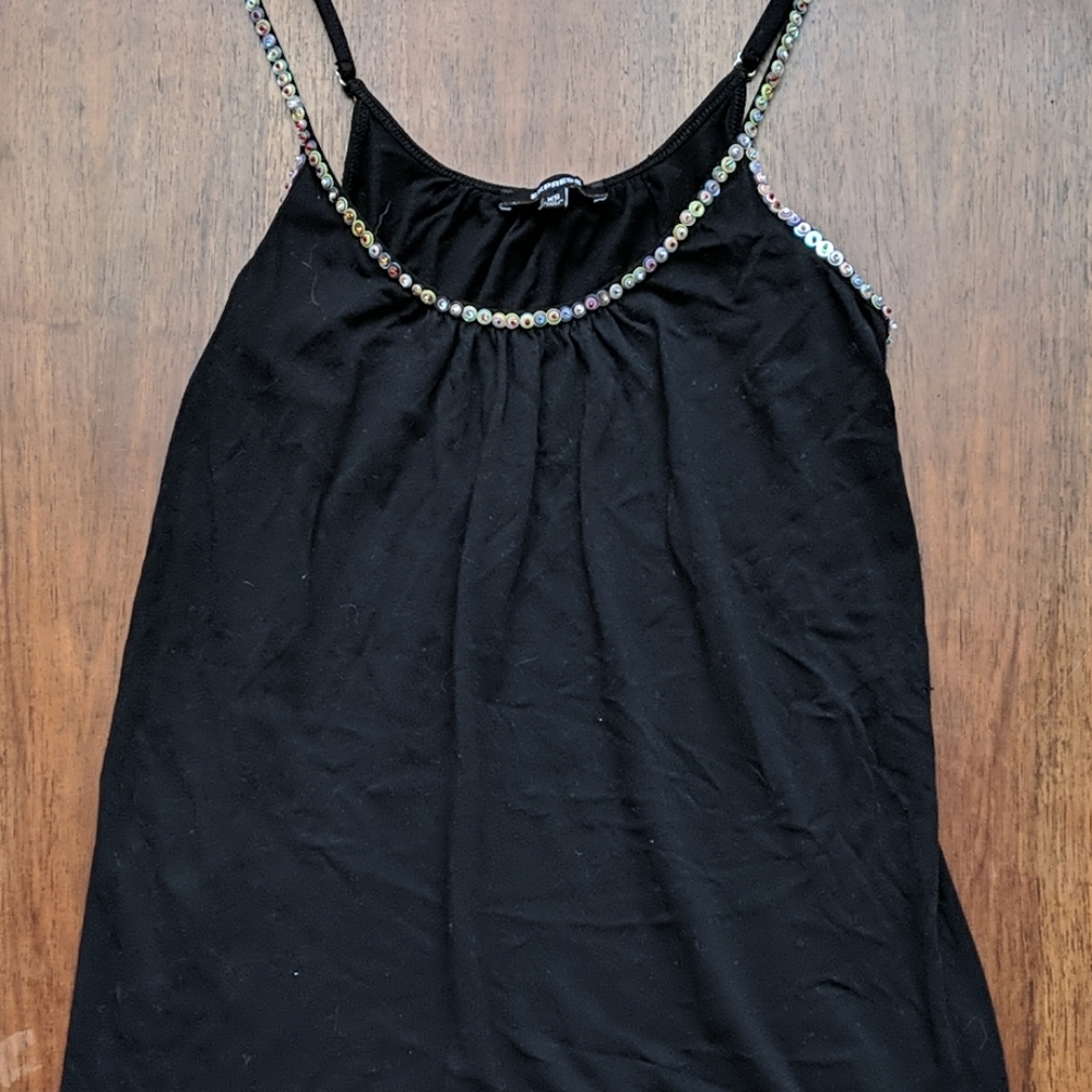 Express black tank top
